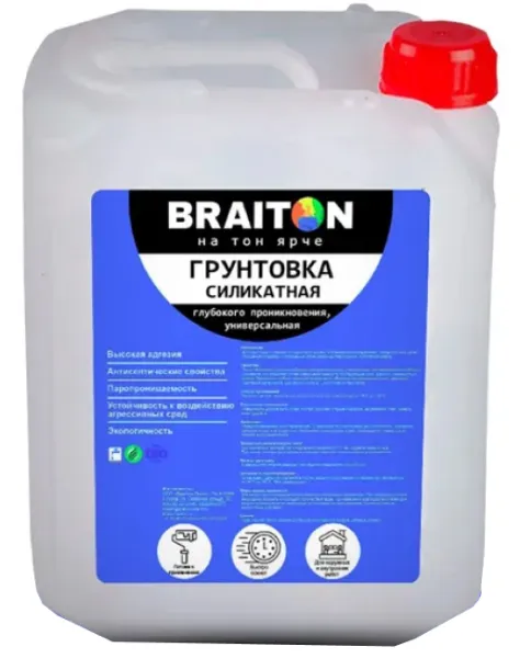 Грунтовка СИЛИКАТНАЯ Braiton Paint